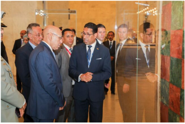 Le Président de la République visite le Musée national de la civilisation égyptienne
