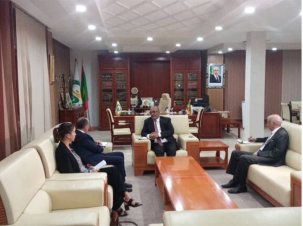 Le président du Patronat mauritanien s’entretient avec l’ambassadeur de France