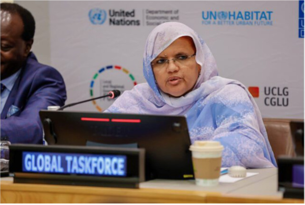 La présidente de la Région de Nouakchott participe aux réunions du Forum politique de New York La présidente de la Région de Nouakchott participe aux réunions du Forum politique de New York