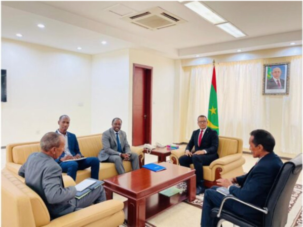 Le ministre délégué auprès du ministre des Affaires étrangères reçoit le représentant de l’OIM Le ministre délégué auprès du ministre des Affaires étrangères reçoit le représentant de l’OIM