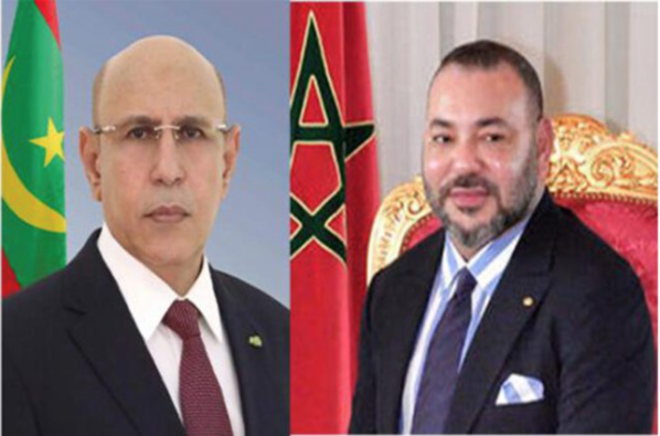 Le Président de la République souligne au Roi du Maroc son attachement au renforcement des relations liant les deux pays