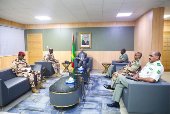 Le ministre de la Défense nationale reçoit le chef d’état-major de coordination de la force conjointe du G5 Sahel