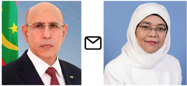 Le Président de la République félicite la Présidente de Singapour Le Président de la République félicite la Présidente de Singapour