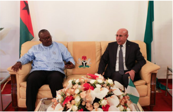 Le président de la République s’entretient avec le président de la République de Guinée-Bissau Le président de la République s’entretient avec le président de la République de Guinée-Bissau