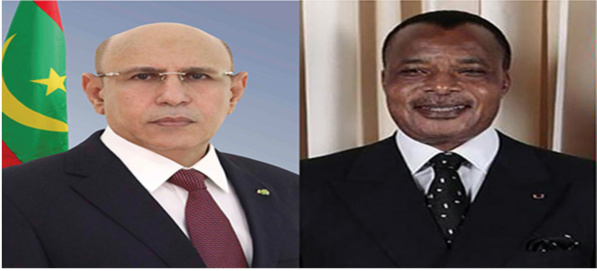 Le Président de la République félicite son homologue congolais Le Président de la République félicite son homologue congolais