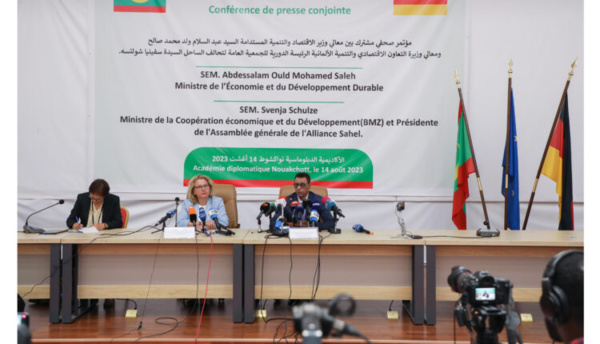 Le ministre de l’Économie affirme que les relations mauritano-allemande sont un modèle de coopération réussie