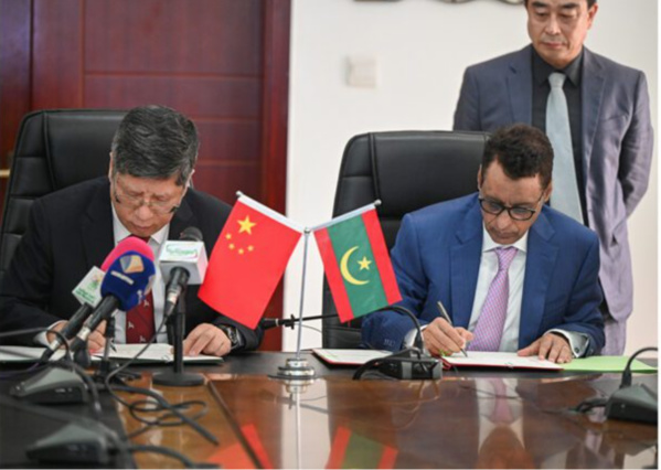 Signature d’un protocole d’accord entre la Mauritanie et la Chine Signature d’un protocole d’accord entre la Mauritanie et la Chine
