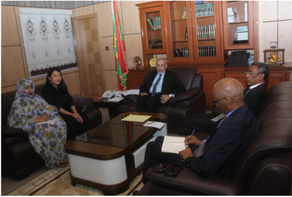 Le ministre de la Justice reçoit la cheffe de bureau de l’ONUDC Le ministre de la Justice reçoit la cheffe de bureau de l’ONUDC