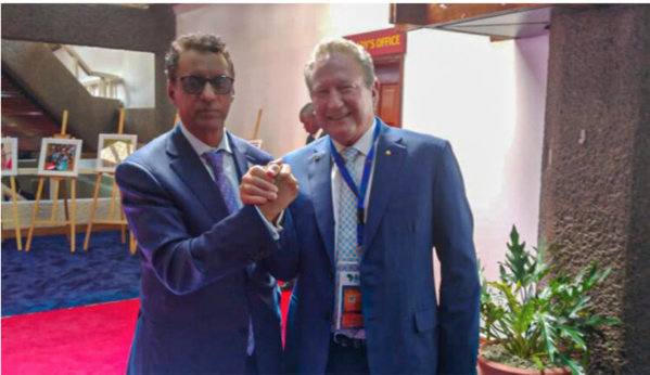 Le ministre de l’Économie discute avec le PDG du groupe minier australien « Fortescue » Le ministre de l’Économie discute avec le PDG du groupe minier australien « Fortescue »