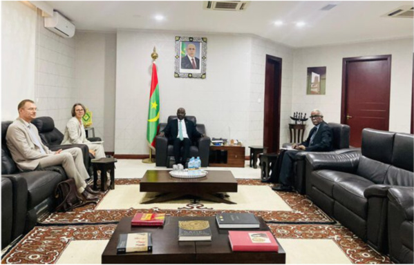 Le ministre des Affaires étrangères reçoit l’ambassadrice allemande Le ministre des Affaires étrangères reçoit l’ambassadrice allemande