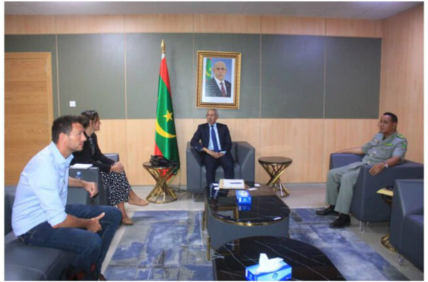 Le ministre de la Défense reçoit une délégation onusienne Le ministre de la Défense reçoit une délégation onusienne