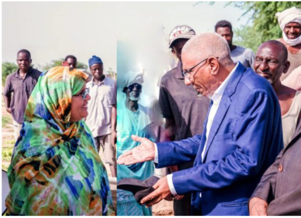 Inauguration de l’extension du réseau d’irrigation des exploitations agricoles du km 17 Inauguration de l’extension du réseau d’irrigation des exploitations agricoles du km 17