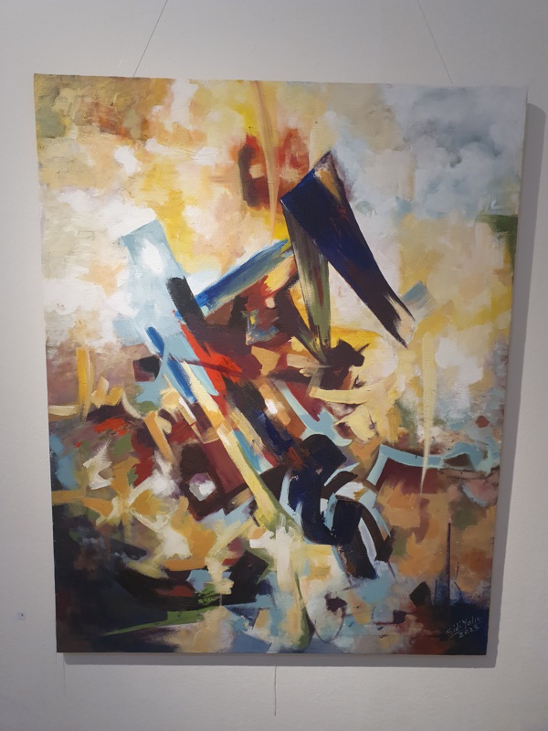 Après 9 ans d'absence, l'artiste Sidi Yahya expose de nouveau : juste 11 toiles rares et donc chères... Après 9 ans d'absence, l'artiste Sidi Yahya expose de nouveau : juste 11 toiles rares et donc chères...