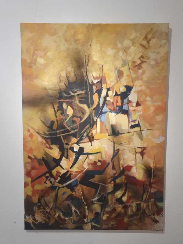 Après 9 ans d'absence, l'artiste Sidi Yahya expose de nouveau : juste 11 toiles rares et donc chères... Après 9 ans d'absence, l'artiste Sidi Yahya expose de nouveau : juste 11 toiles rares et donc chères...