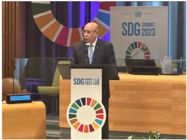 Le Président de la République participe au Sommet des Objectifs de Développement Durable 2030