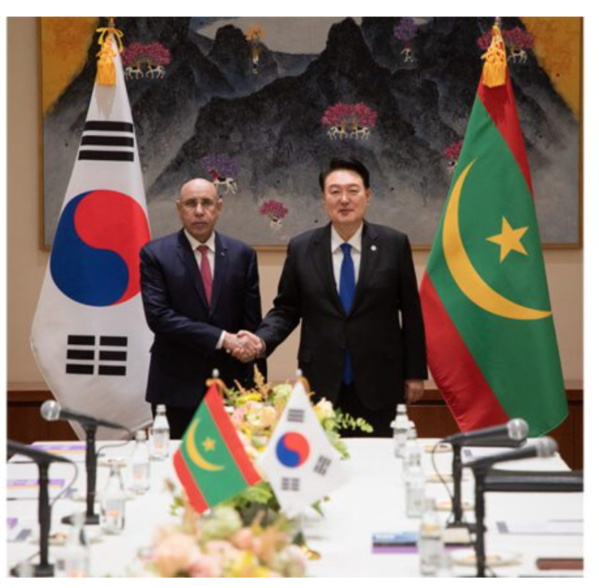 Le Président de la République s’entretient avec son homologue coréen Le Président de la République s’entretient avec son homologue coréen