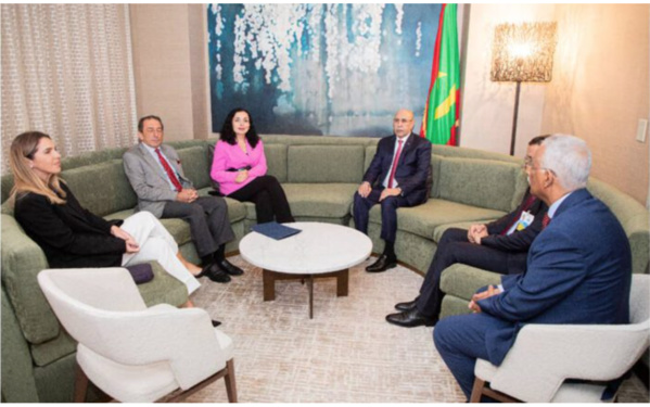 Le Président de la République s’entretient avec la Présidente du Kosovo Le Président de la République s’entretient avec la Présidente du Kosovo