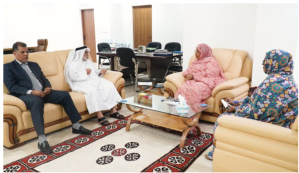 La commissaire à la Sécurité Alimentaire reçoit un responsable Qatari