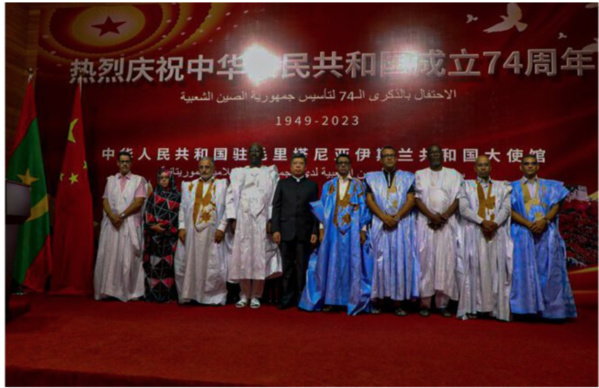 L’ambassadeur de Chine à Nouakchott offre une réception à l’occasion de la fête nationale de son pays