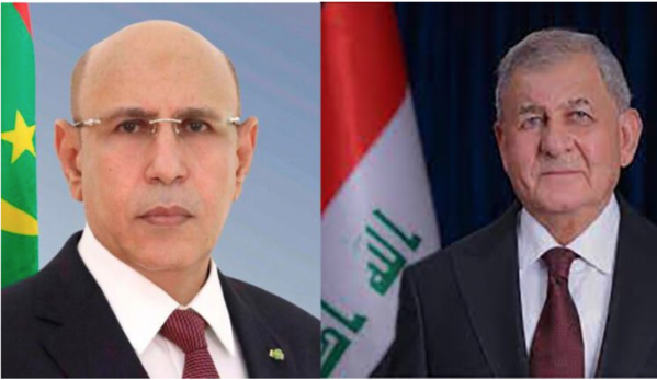 Le Président de la République félicite son homologue irakien