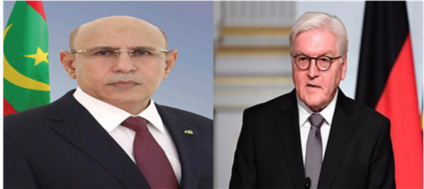 Le Président de la République félicite son homologue allemand Le Président de la République félicite son homologue allemand