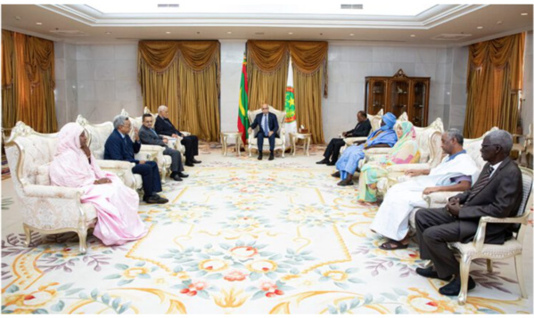 Le Président de la République reçoit le président et les membres de la CENI Le Président de la République reçoit le président et les membres de la CENI