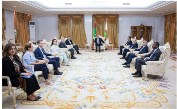 Le Président de la République reçoit le vice-président de la Commission européenne et Le ministre de l’Intérieur d’ Espagne Le Président de la République reçoit le vice-président de la Commission européenne et Le ministre de l’Intérieur d’ Espagne