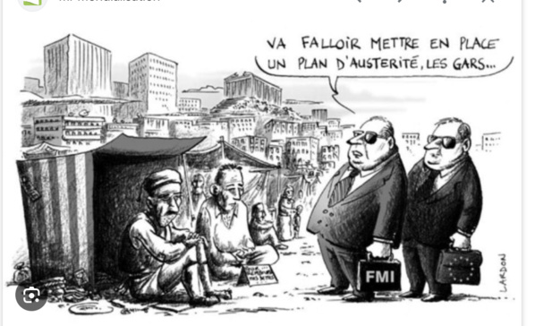 La délégation mauritanienne participant aux réunions des institutions de Bretton Woods s’entretient avec le Directeur général adjoint du FMI