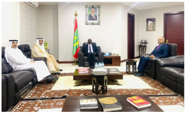 Le ministre des Affaires étrangères reçoit l’ambassadeur de l’État du Koweït Le ministre des Affaires étrangères reçoit l’ambassadeur de l’État du Koweït