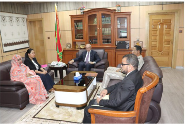 Le ministre de la Justice reçoit la cheffe du Bureau de l’ONUDC Le ministre de la Justice reçoit la cheffe du Bureau de l’ONUDC