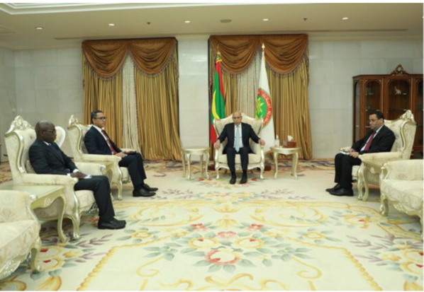 Le Président de la République reçoit le Haut-Commissaire de l’OMVS Le Président de la République reçoit le Haut-Commissaire de l’OMVS