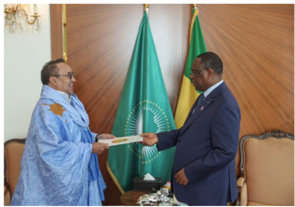 Présentation des lettres de créance de l’ambassadeur de Mauritanie accrédité au Sénégal Présentation des lettres de créance de l’ambassadeur de Mauritanie accrédité au Sénégal