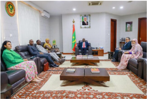 Le Ministre des Affaires étrangères reçoit une délégation de l’ONU Le Ministre des Affaires étrangères reçoit une délégation de l’ONU