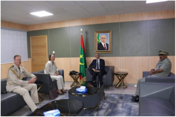 Le ministre de la Défense reçoit l’ambassadrice d’Allemagne Le ministre de la Défense reçoit l’ambassadrice d’Allemagne