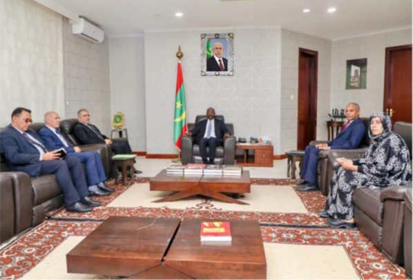 Le ministre des Affaires étrangères reçoit l’ambassadeur de Palestine Le ministre des Affaires étrangères reçoit l’ambassadeur de Palestine