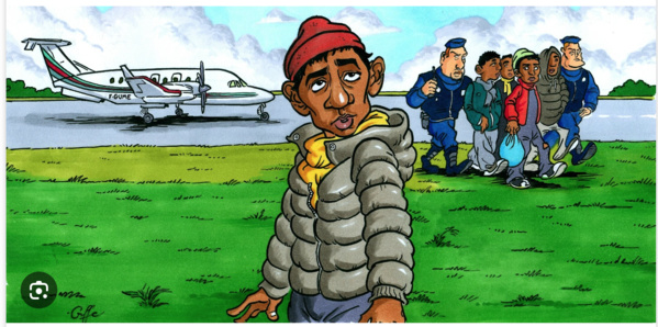 Bloqués à la frontière américaine 900 mauritaniens menacés d’expulsion Bloqués à la frontière américaine 900 mauritaniens menacés d’expulsion