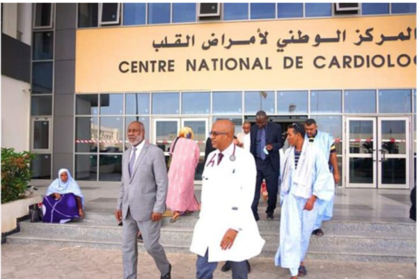 Centre national de Cardiologie : Le secrétaire général du ministère de la Santé s’enquiert du déroulement du travail de la mission médicale saoudienne