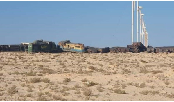 Déraillement d’un train de la SNIM