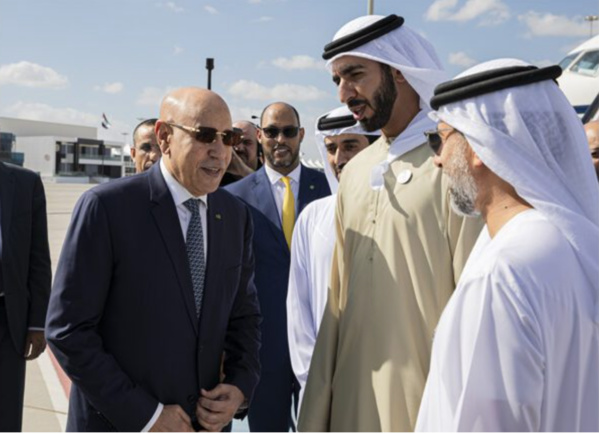 Arrivée du Président de la République aux Emirats Arabes Unis Arrivée du Président de la République aux Emirats Arabes Unis