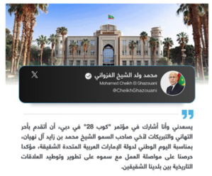 Le Président de la République félicite le président des Émirats arabes unis
