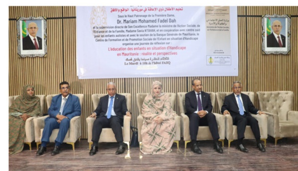 L’ouverture d’une journée de réflexion sur l’éducation des enfants handicapés à Nouakchott L’ouverture d’une journée de réflexion sur l’éducation des enfants handicapés à Nouakchott