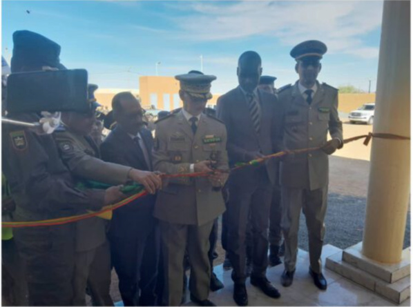 Le chef d’état-major de la garde nationale inaugure le siège du sous- groupement régional de la garde nationale en Inchiri