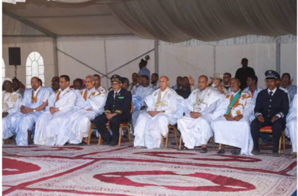 Le Président de la République inaugure les installations d’approvisionnement de la ville de Oulata en eau potable à partir du lac de Dhar