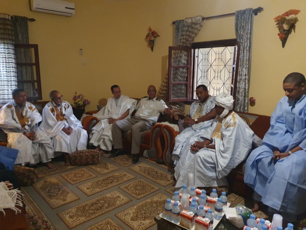 Au nom du chef de l’Etat une délégation présente ses condoléances à la famille de feu Dr Abdellahi Ould Soueid Ahmed Au nom du chef de l’Etat une délégation présente ses condoléances à la famille de feu Dr Abdellahi Ould Soueid Ahmed