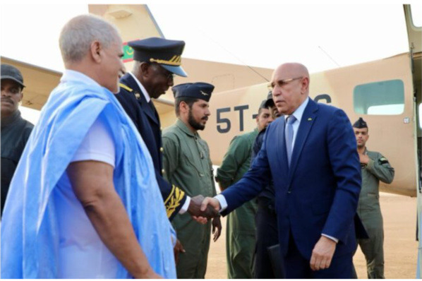 Le Président de la République se rend au Brakna pour le lancement de plusieurs projets de développement Le Président de la République se rend au Brakna pour le lancement de plusieurs projets de développement