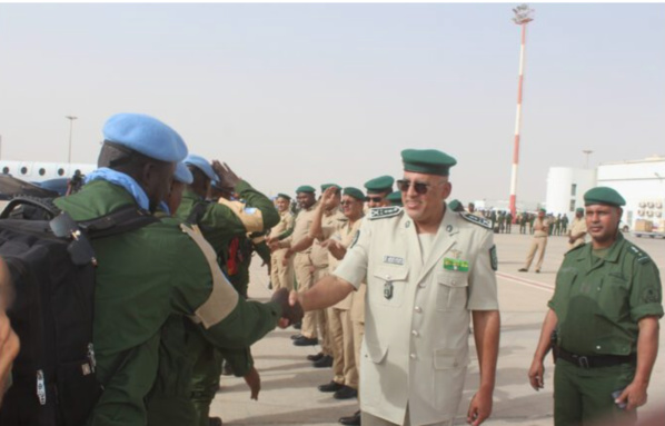 La 14e unité de la Gendarmerie nationale regagne Nouakchott en provenance de la République centrafricaine La 14e unité de la Gendarmerie nationale regagne Nouakchott en provenance de la République centrafricaine