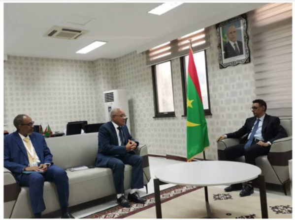 Le ministre de l’Économie reçoit le représentant résident du FUNUAP Le ministre de l’Économie reçoit le représentant résident du FUNUAP