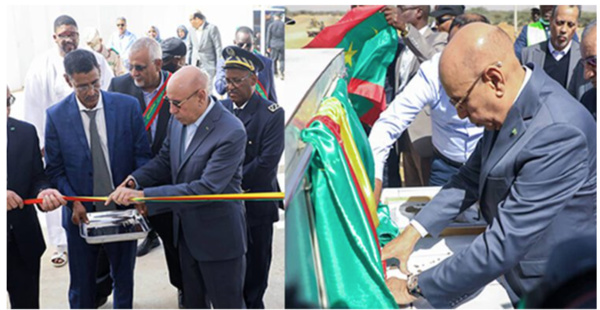 Le Président de la République pose la première pierre du projet de décharge de déchets solides de Rosso et inaugure le siège du Conseil régional Le Président de la République pose la première pierre du projet de décharge de déchets solides de Rosso et inaugure le siège du Conseil régional