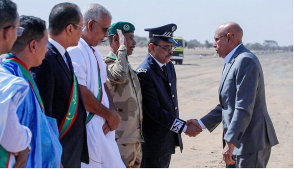 Le Prédisent de la République arrive à R’Kiz pour lancer du projet de réhabilitation de la ferme agricole de R’Kiz Le Prédisent de la République arrive à R’Kiz pour lancer du projet de réhabilitation de la ferme agricole de R’Kiz