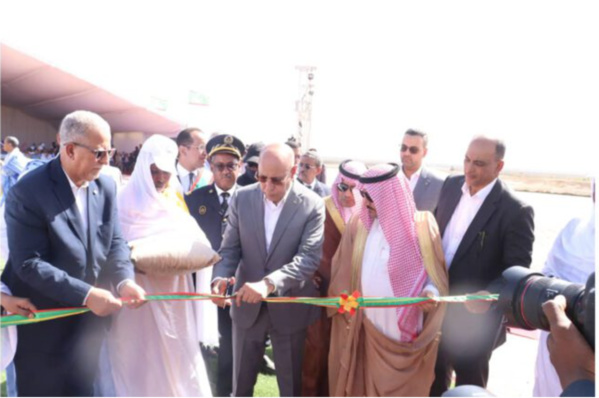 Le Président de la République inaugure le projet d’aménagement du bassin oriental du lac R’kiz Le Président de la République inaugure le projet d’aménagement du bassin oriental du lac R’kiz